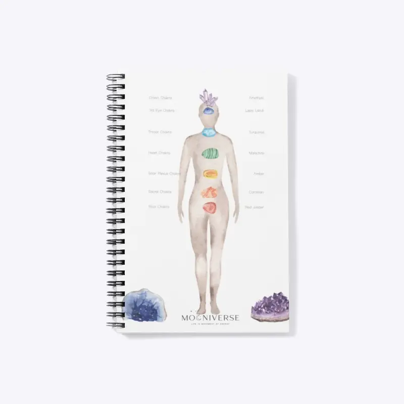 Chakra + Gemstone Notebook